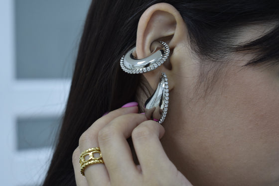 Constelación cuff earrings