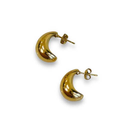 Gota dorada earrings
